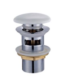 95604 ΒΑΛΒΙΔΑ ΝΙΠΤΗΡΟΣ POP-UP 10,5cm ΜΕ ΥΠΕΡΧΕΙΛΗΣΗ ΛΕΥΚΗ ΚΕΡΑΜΙΚΗ