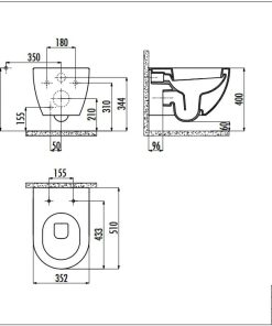 ΛΕΚΑΝΗ ΚΡΕΜΑΣΤΗ FREE ANTHRACITE CREAVIT