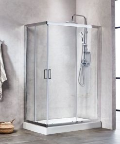 Καμπίνα NEW LINE Παραλληλόγραμμη Διάφανη