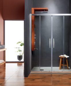 VERSUS 400 Συρόμενη Πόρτα Εισόδου Τετράφυλλη