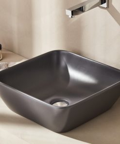 POR040 POR  ΝΙΠΤΗΡΑΣ  ΕΛΕΥΘ. ΤΟΠΟΘΕΤΗΣΗΣ 40x40cm ANTHRACITE MATT