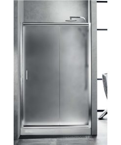 NEW TEMA Συρόμενη Πόρτα Εισόδου Δίφυλλη Frosted