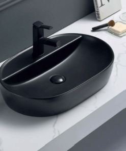 PUR060N  PURE BLACK MATT  ΝΙΠΤΗΡΑΣ ΕΠΙΚΑΘΗΜΕΝΟΣ 60x40x12.5cm