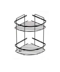 74052N ΡΑΦΙΕΡΑ ΙΝΟΧ ΔΙΠΛΗ ΓΩΝΙΑΚΗ SS304 18x18cm  BLACK MATT