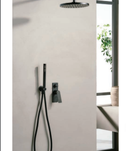 16099 N ΣΕΤ ΕΝΤΟΙΧ. ΜΕ ΜΙΚΤΗ 2 ΕΞΟΔΩΝ-ΒΡΑΧΙΟΝΑ-ΚΕΦΑΛΗ-ΠΑΡΟΧ-ΤΗΛ-ΣΠΙΡΑΛ BLACK MATT