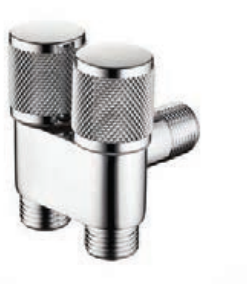 69141 ΔΙΠΛΟΣ ΔΙΑΚΟΠΤΗΣ ΠΑΡΟΧΗΣ ΝΕΡΟΥ 1/2'' ΧΡΩΜΕ